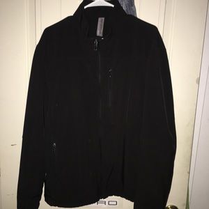 Mens black weather jacket